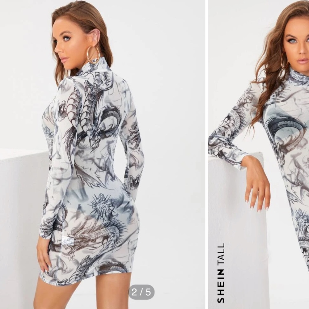Shein Dragon Dress